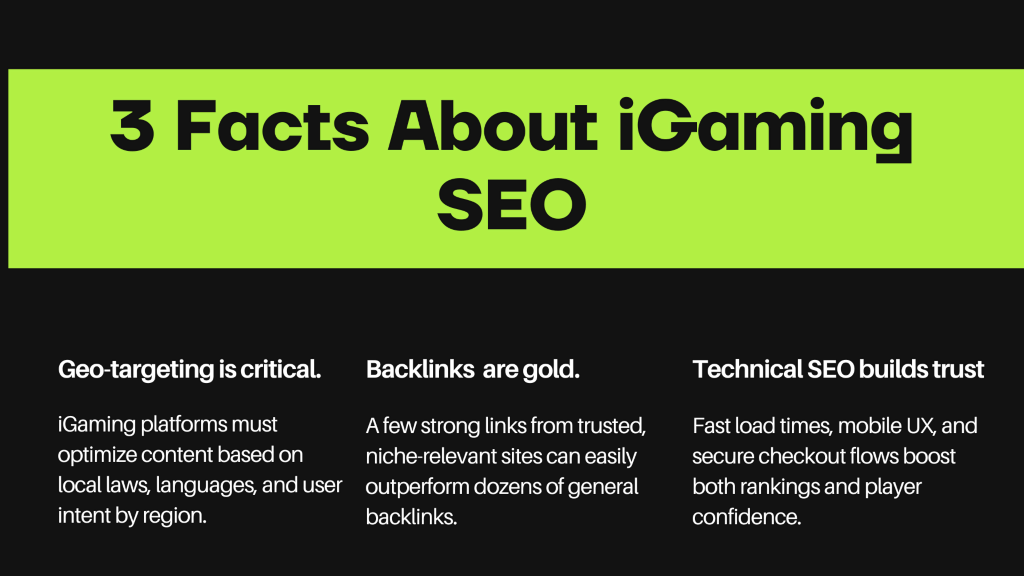 iGaming SEO service